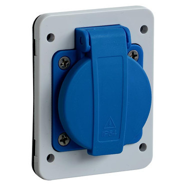 Presa pannello con contatti protetti