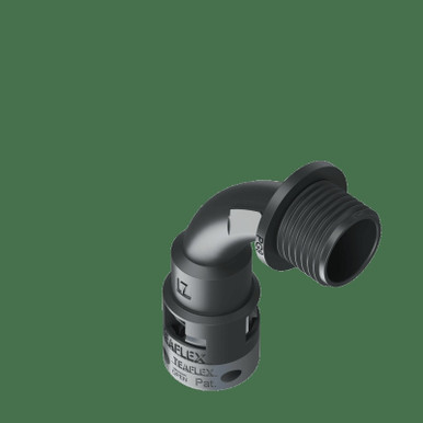 Raccordo a vite tubo fless. e guaina in plastica