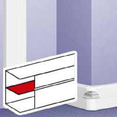 Separatore interno per canale installaz. a parete