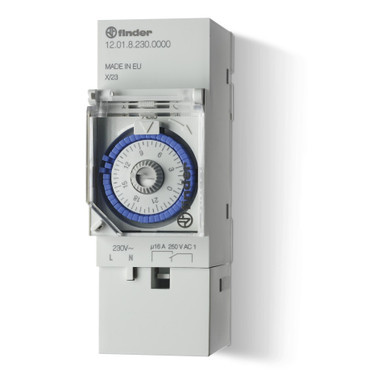 Interruttore orario analog. quadro di distribuz.