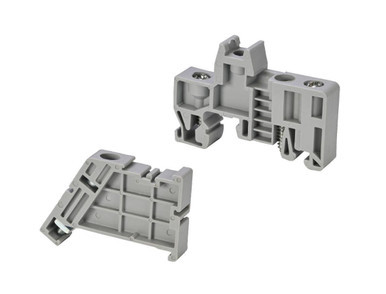 Staffa terminale per morsettiera