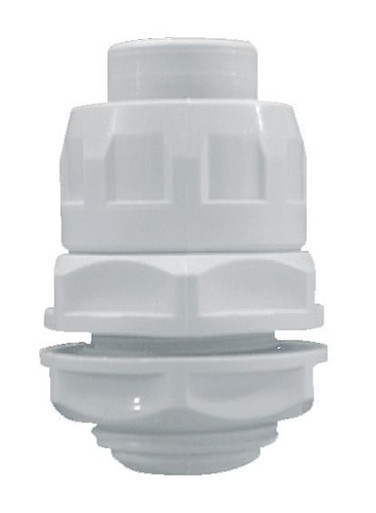 Collegam. a vite per tubo di plastica di protez.