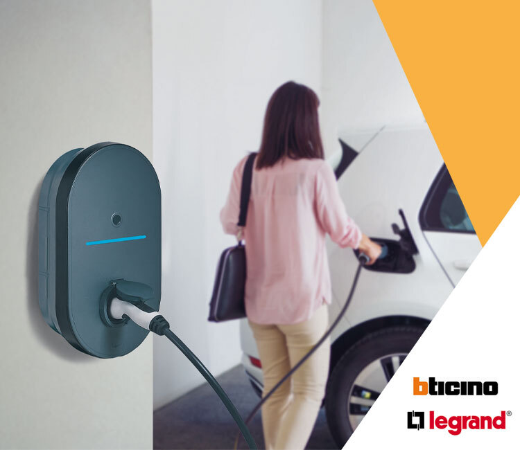 Bticino Legrand Green Up stazioni di ricarica
