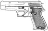 Tanaka Sig P220 Early Evolution 2 Frame Heavy Weight Model Gun