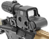 NB EOTech EXPS3 Current engraved model Holo sight & G33 Magnifier 3x booster (with lens cover) replica Black