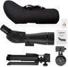 SOLOMARK 20-60X80 Fieldscope Telescope Monocular High Magnification SmartPhone Telephoto Lens Spotting Scope