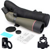 SVBONY SV13 20-60X80 Fieldscope Telescope Monocular High Magnification Telephoto Lens Spotting Scope With Portable Adapter, Camera Adapter (Nikon) 