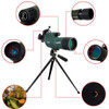 SVBONY SV28 Fieldscope Spottingscope Telescope High Magnification Inclined 15-45x50mm Multilayer Coating IP65 Waterproof with Universal smartphone adapter, Desktop Tripod