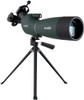 SVBONY SV28 Fieldscope Spottingscope Telescope High Magnification Inclined 25-75x70mm Multilayer Coating IP65 Waterproof with Universal smartphone adapter, Desktop Tripod (Green)