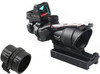 Trijicon ACOG TA31 ECOS Scope & Kill Flash Black (Reticle: Red) Replica