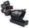 Trijicon ACOG TA31 ECOS Scope & Kill Flash Black (Reticle: Red) Replica