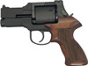 Marushin Mateba 3 inch black heavy weight wooden short grip gas revolver