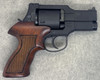 Marushin Mateba 3 inch black heavy weight wooden short grip gas revolver