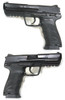 Left and right side of UMAREX H & K 45 System 7 Metal Slide Version GBB Airsoft Gun 