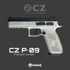 Carbon8 CZ P09 Precision Version (Gray Frame) CO2 Gas Blowback Airsoft Gun CB19