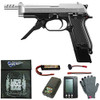 Tokyo Marui Full set of M93R slide silver Electric Airsoft pistol + Accessories