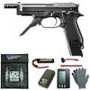 Tokyo Marui Full set of M93R slide black Electric Airsoft pistol + Accessories 