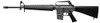 Muzzle left of Tokyo Marui Colt M16A1 Vietnam ver. standard Airsoft electric rifle gun