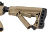Back of G&G ARMAMENT CM16 SRXL DST desert Airsoft electric rifle gun 