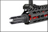Muzzle of G&G ARMAMENT CM16 SRXL Red Edition Black/Red Airsoft electric rifle gun
