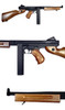Various parts of CYMA M1A1 Thompson Airsoft electric rifle gun 