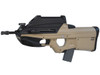 Muzzle left of G&G ARMAMENT FN F2000 Tan Airsoft electric rifle gun