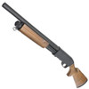 Left side of S&T SPG07 M870 Medium Real Wood Airsoft Shotgun