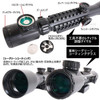 Various parts of ANS Optical C3-9x40EGB Triple Rail Rifle Scope & JH400 Type OPDOT