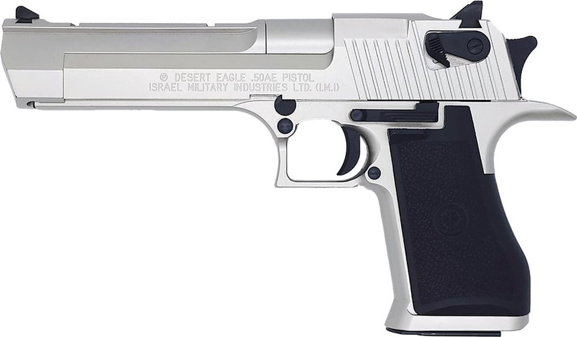 New Product: Tanaka Desert Eagle .50AE Warm Silver Coating Heavy Weight Model Gun Complete Product