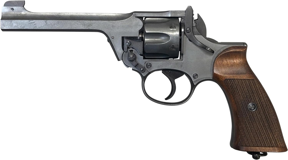 New Product: Marushin Enfield No.2 MKI Star Excellent Heavy Weight Wooden Grip Model Gun Completed Product Firing Type