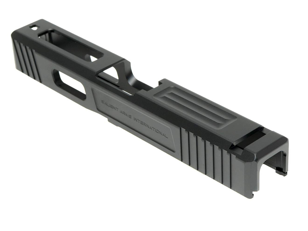 Guns Modify G19 SA Tier1 Style Aluminum Slide & Box Flute Stainless Barrel TiALN 