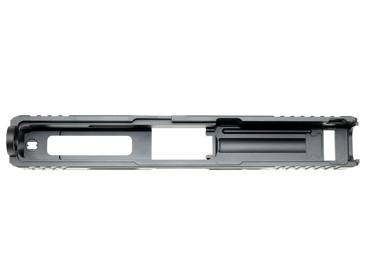 Guns Modify G19 SA Tier1 Style Aluminum Slide & Box Flute Stainless Barrel TiALN 