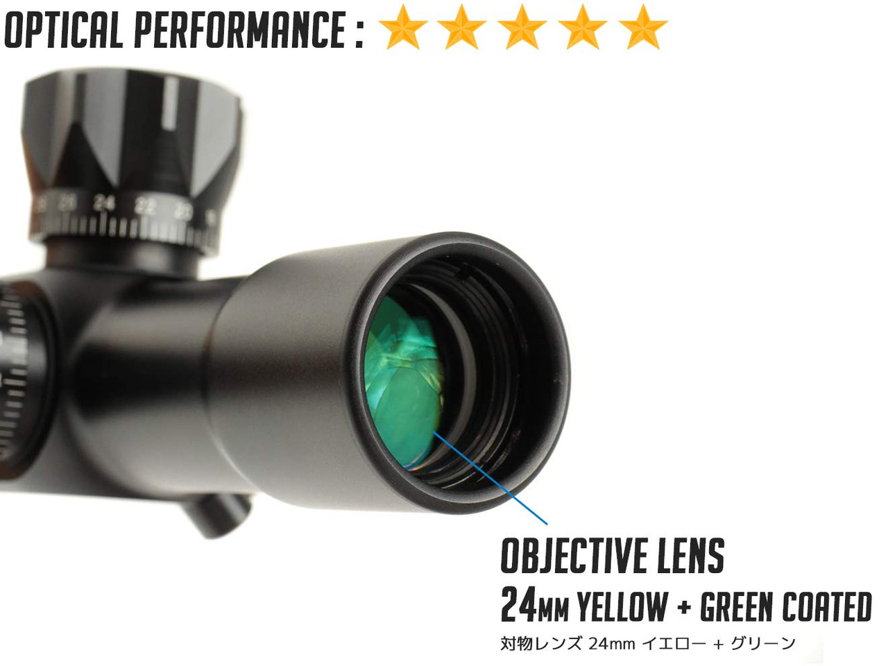 VECTOR OPTICS Templar 1-4x24 CQB First Focal Illuminated Scope