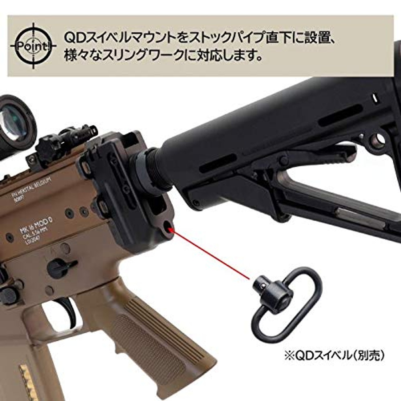 LayLax Stock Base Set for Tokyo Marui Next Generation SCAR