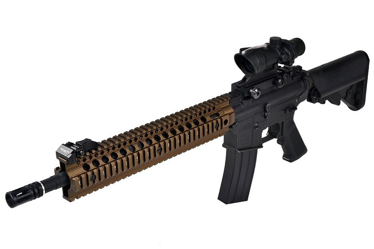 Madbull Airsoft Daniel Defense Certified OmegaX RAS 12 TAN