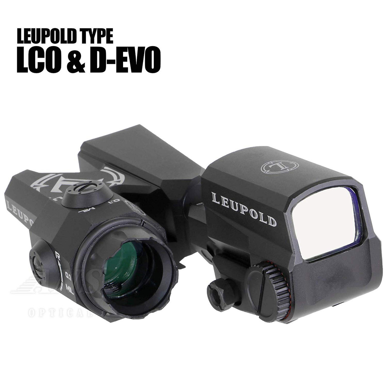 【得価新作登場】LEUPOLD D-EVO タイプ スコープ ＆ LCO タイプ ドットサイト セット レプリカ 中古品 リューポルド パーツ