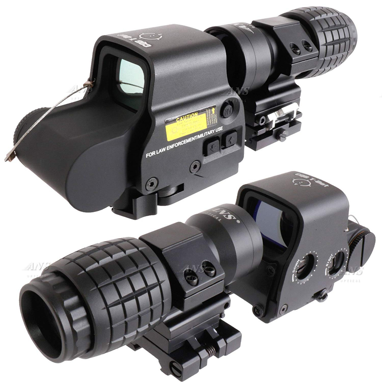 ANS set of Optical L3 X3 Scope Booster & EXPS3-2 Type Holosight QD