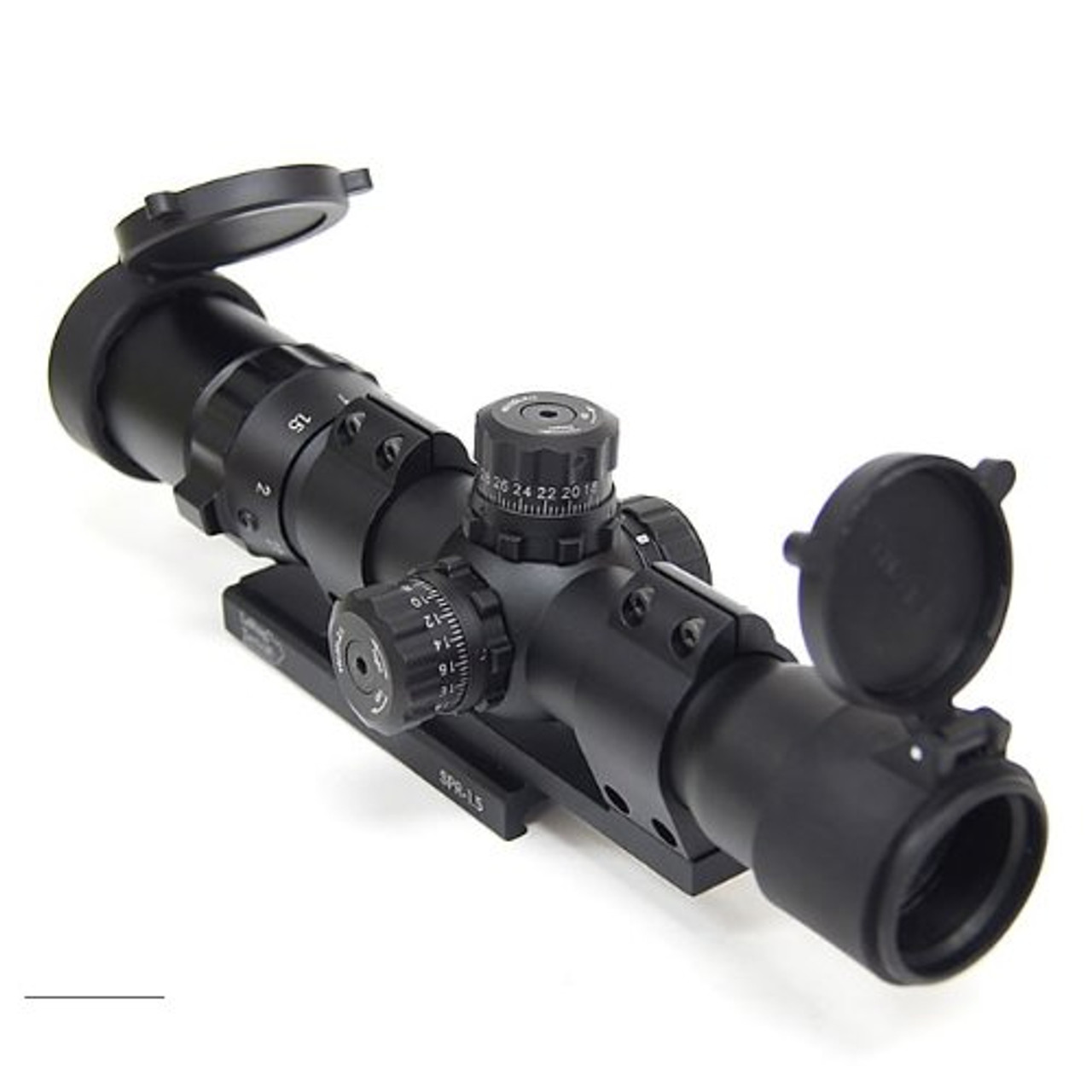 ACCUSHOT 1-4X28 30mm CQB Zoom Scope & Larue LT104 Type Mount