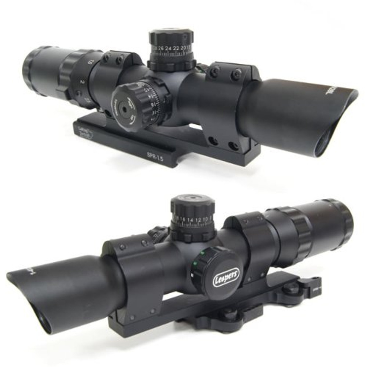 ACCUSHOT 1-4X28 30mm CQB Zoom Scope and LaRue LT104 Type Mount