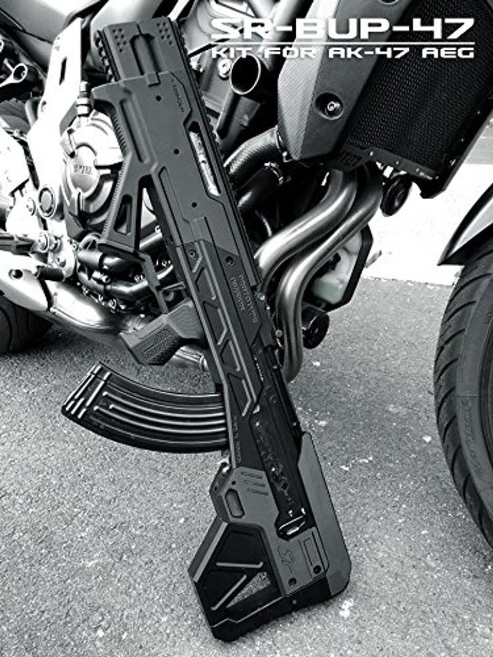 SRU SR AK47 AEG Bullpup Kit black for Tokyo Marui / CYMA / D-BOYS