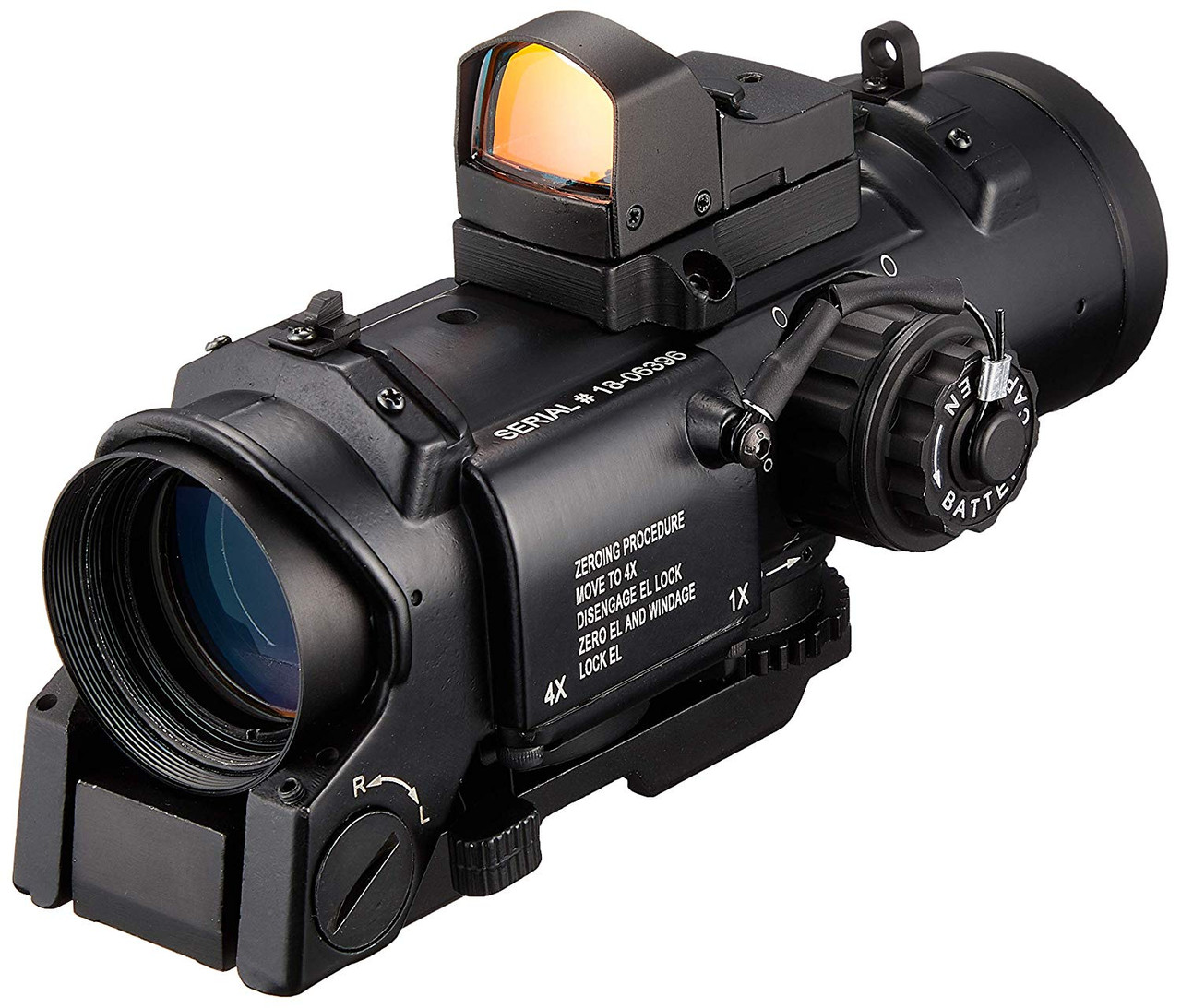 ANS Optical 1x/4x switching ELCAN SpecterDR scope & Dot sight