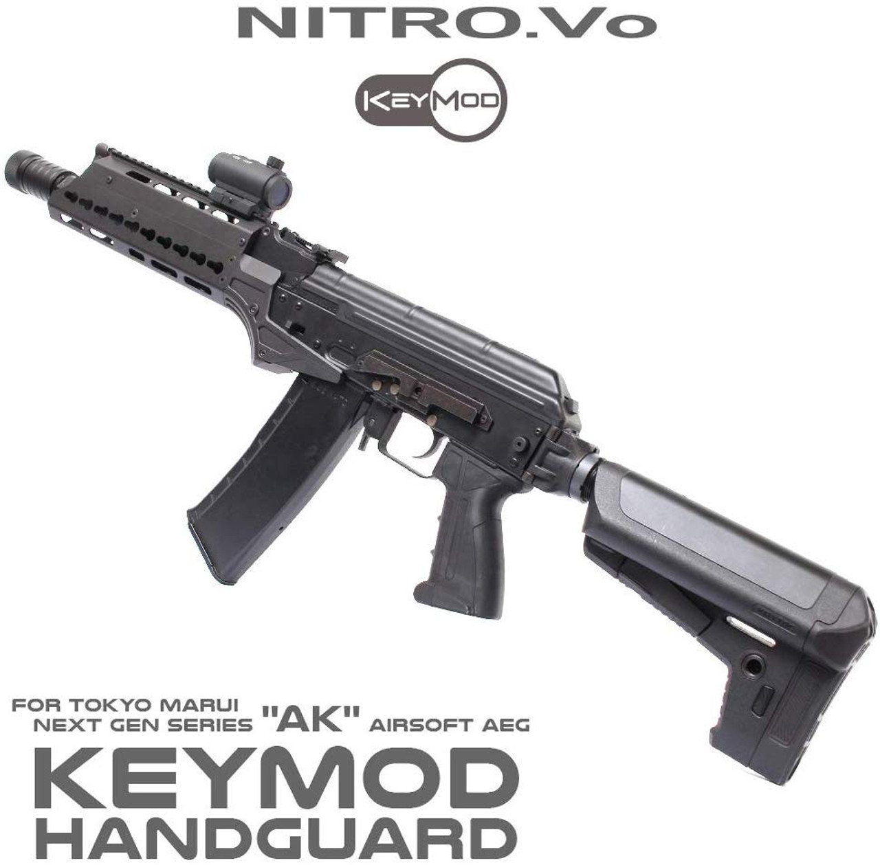 Laylax NITRO.Vo Next Generation AK Keymod Handguard