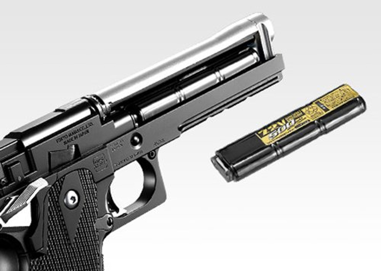 Inside of Tokyo Marui Hi-CAPA E Airsoft Electric hand Gun