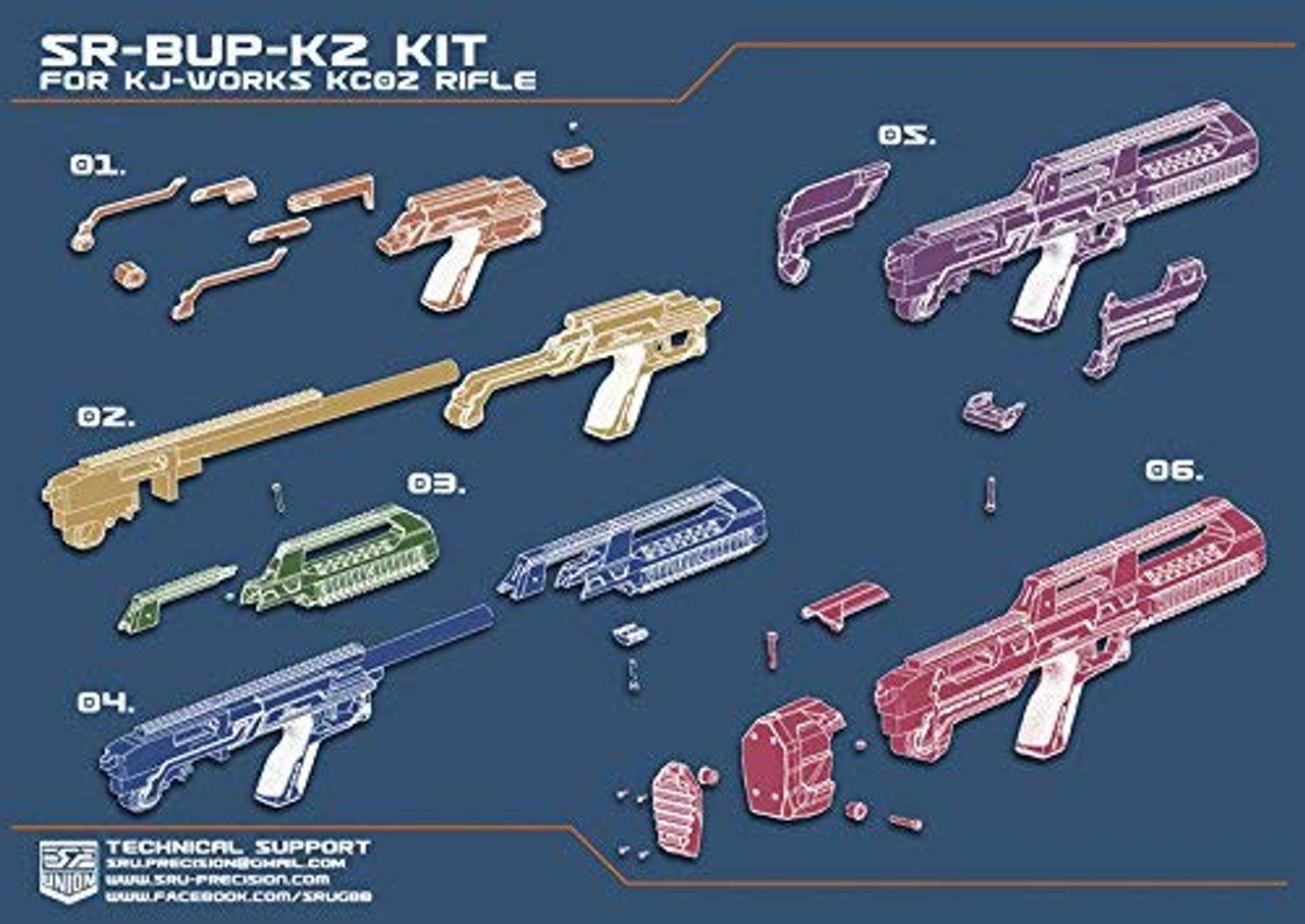 SRU SR BUP K2 Bullpup Kit for KJ WORKS KC02 / Ver.2 / KJ04A