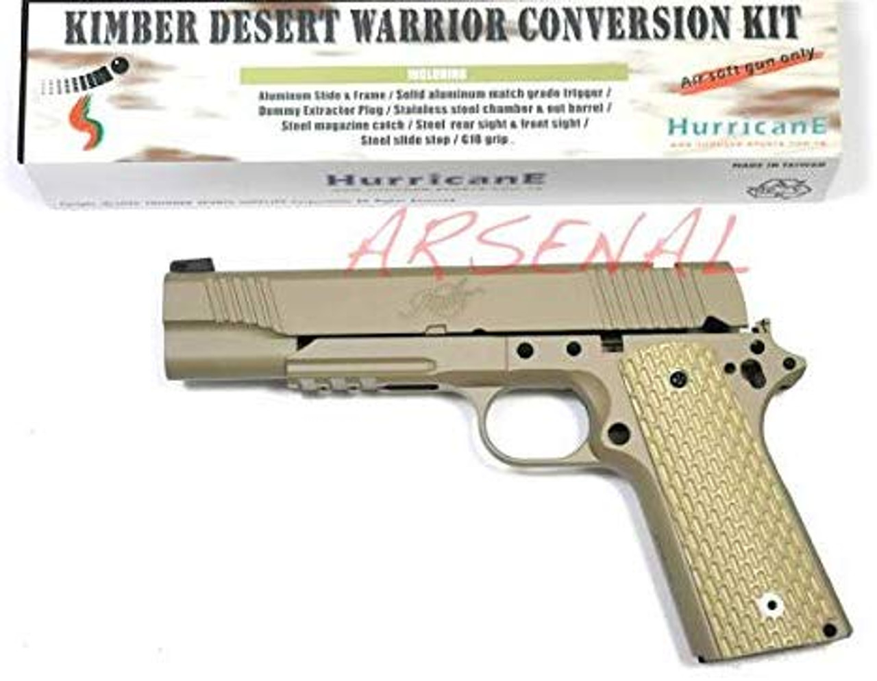 特価即納HurricanE (ハリケーン）Kimber Custom CovertⅡConversionkit ガスガン