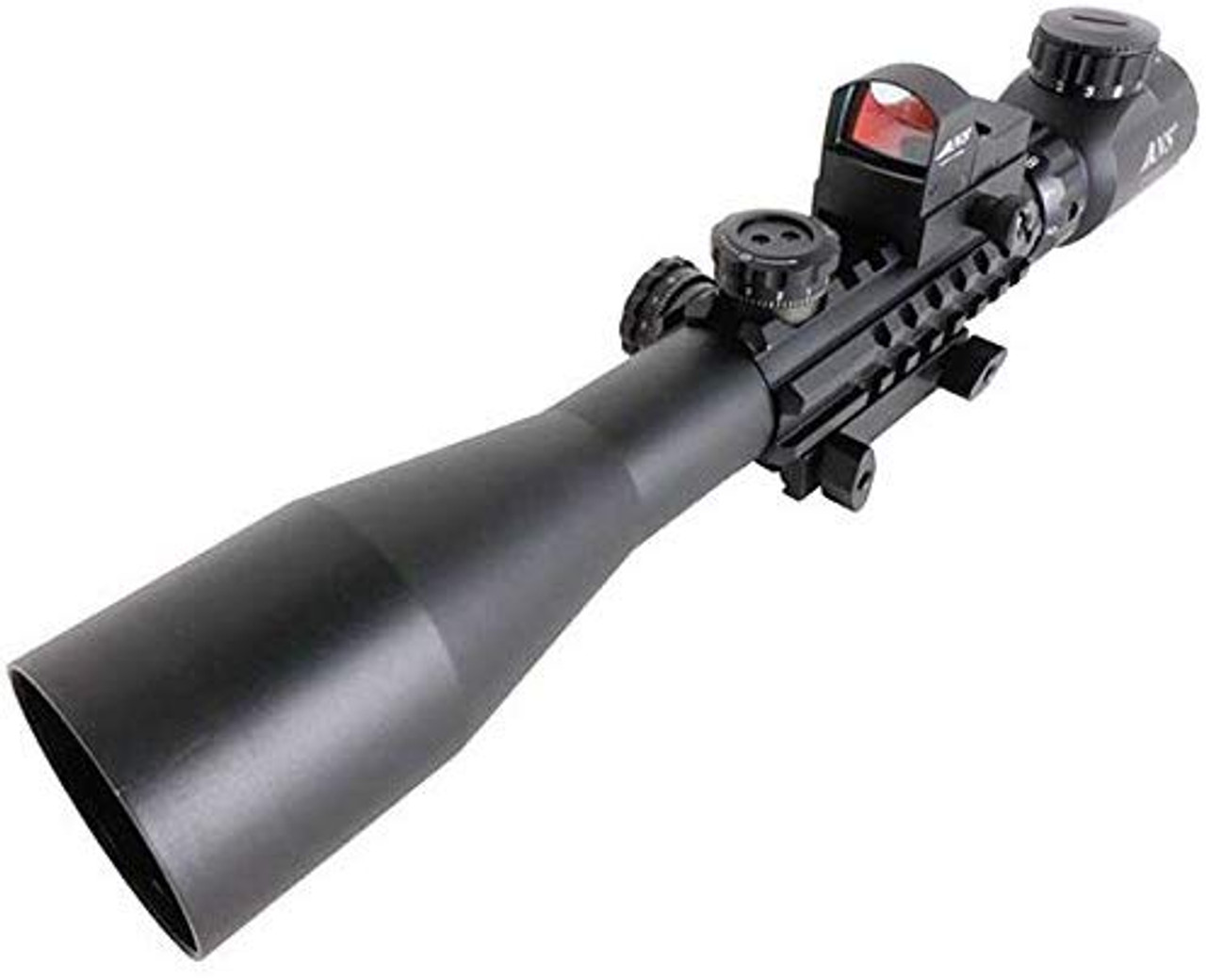 ANS Opical Tri-Rail Rifle Scope & Impact Dot Sight