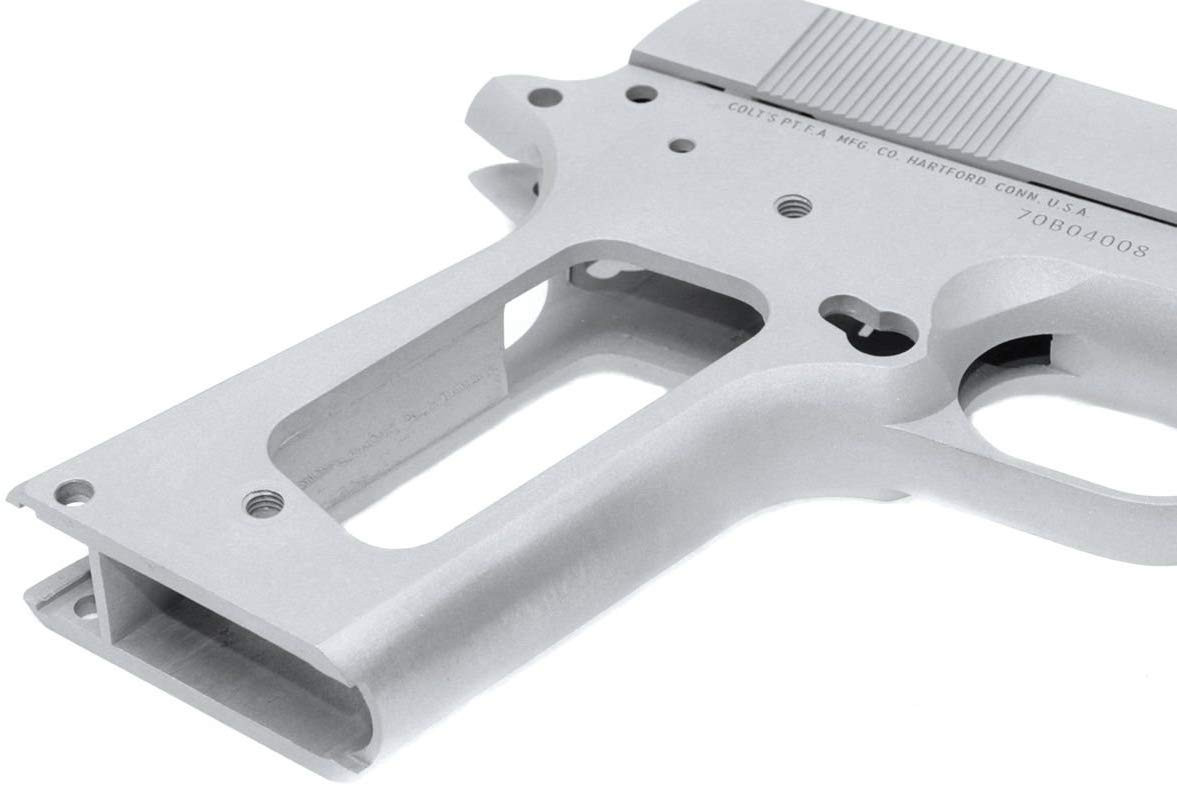 GUARDER COLT 1911 Series 70's Aluminum Slide & Frame Silver M1911