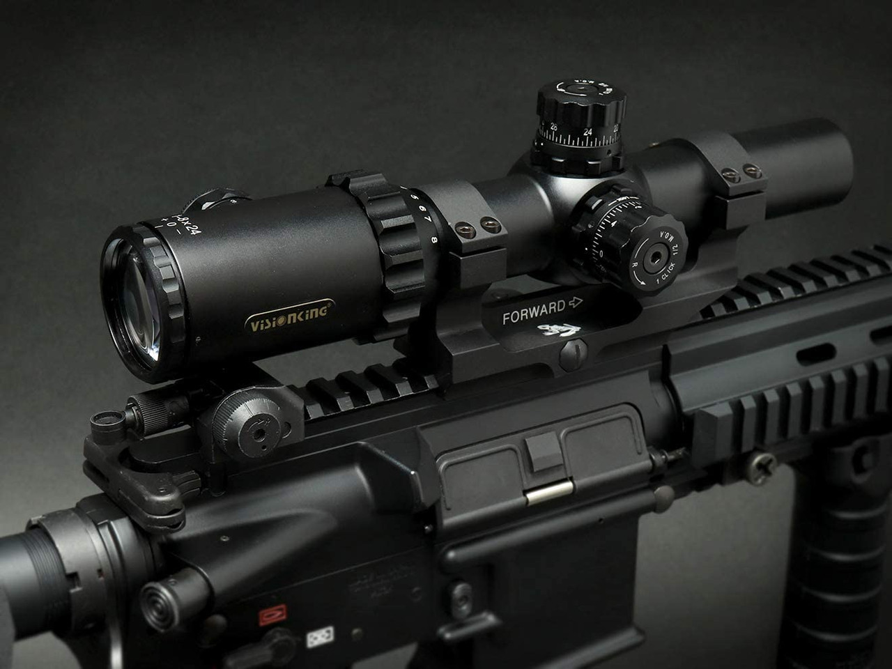 Vision King 1-8x24DL CQB Scope Gen1 w / Illumination Nitroine
