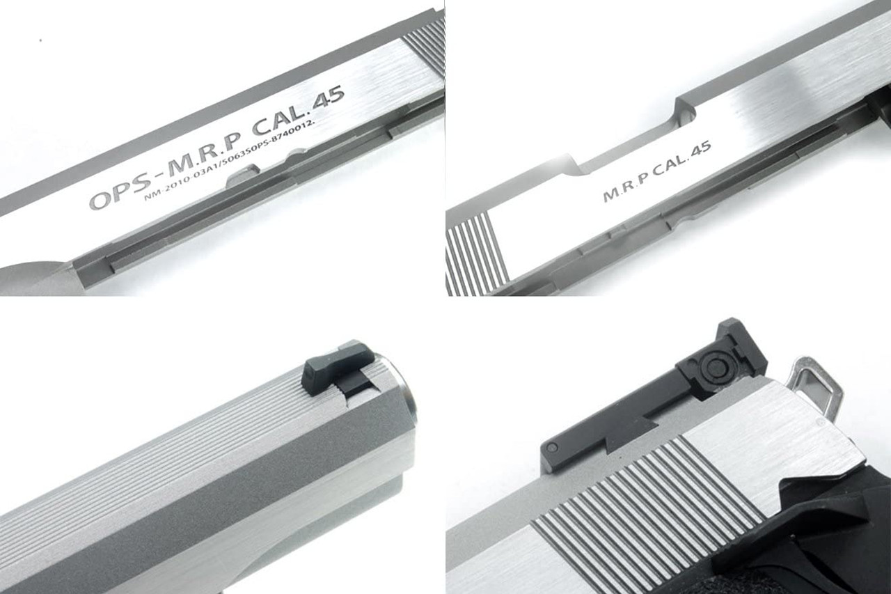 GUARDER Hi-CAPA 5.1 NC aluminum slide MARUI OPS (Dual Silver Ver