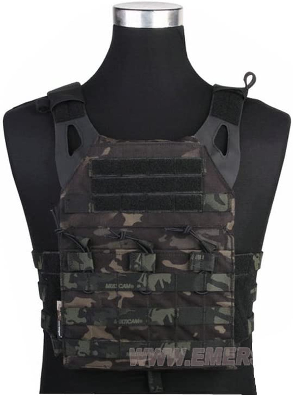 EMERSON JPC Style Plate Carrier Tactical Vest MultiCam Black